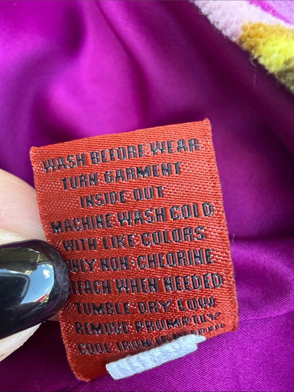 Missoni for Target Purple Pink Floral Double-Breasted Coat XL - Picture 11 of 11